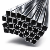 Труба нержавеющая ЭСВ квадратная AISI 430 50х2 мм ASTM A554 Шлифованная Импорт