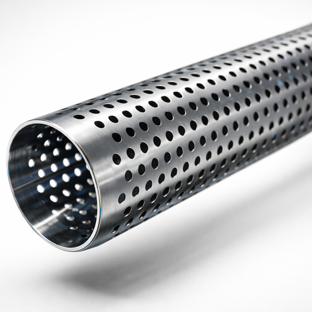 Трубы нержавеющие перфорированные